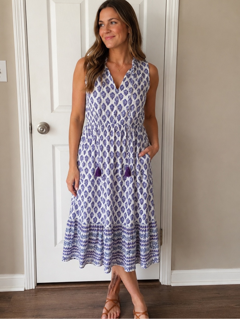 Celina Moon Tassle Dress - Medium